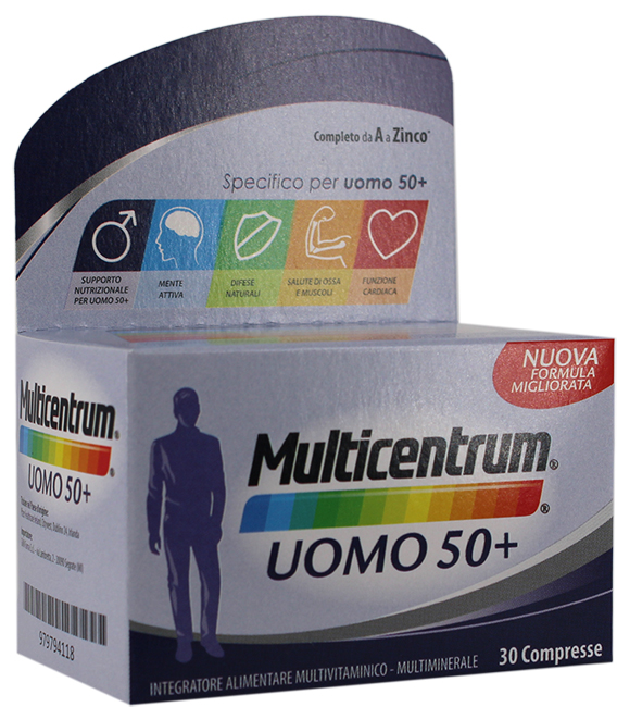 MULTICENTRUM UOMO 50+ 30CPR GMM