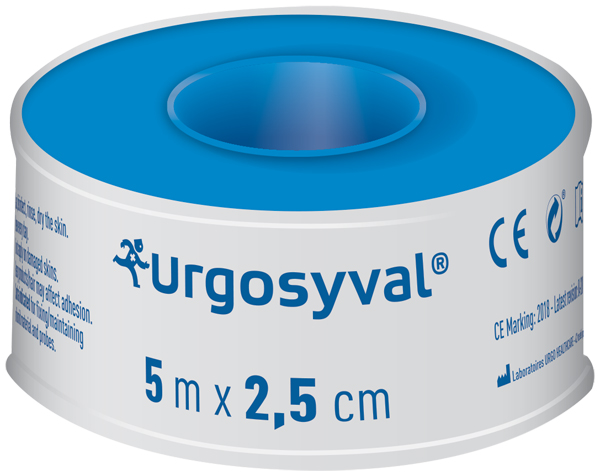 Cerotto in rocchetto urgo urgosyval 5 m x 2,5 cm