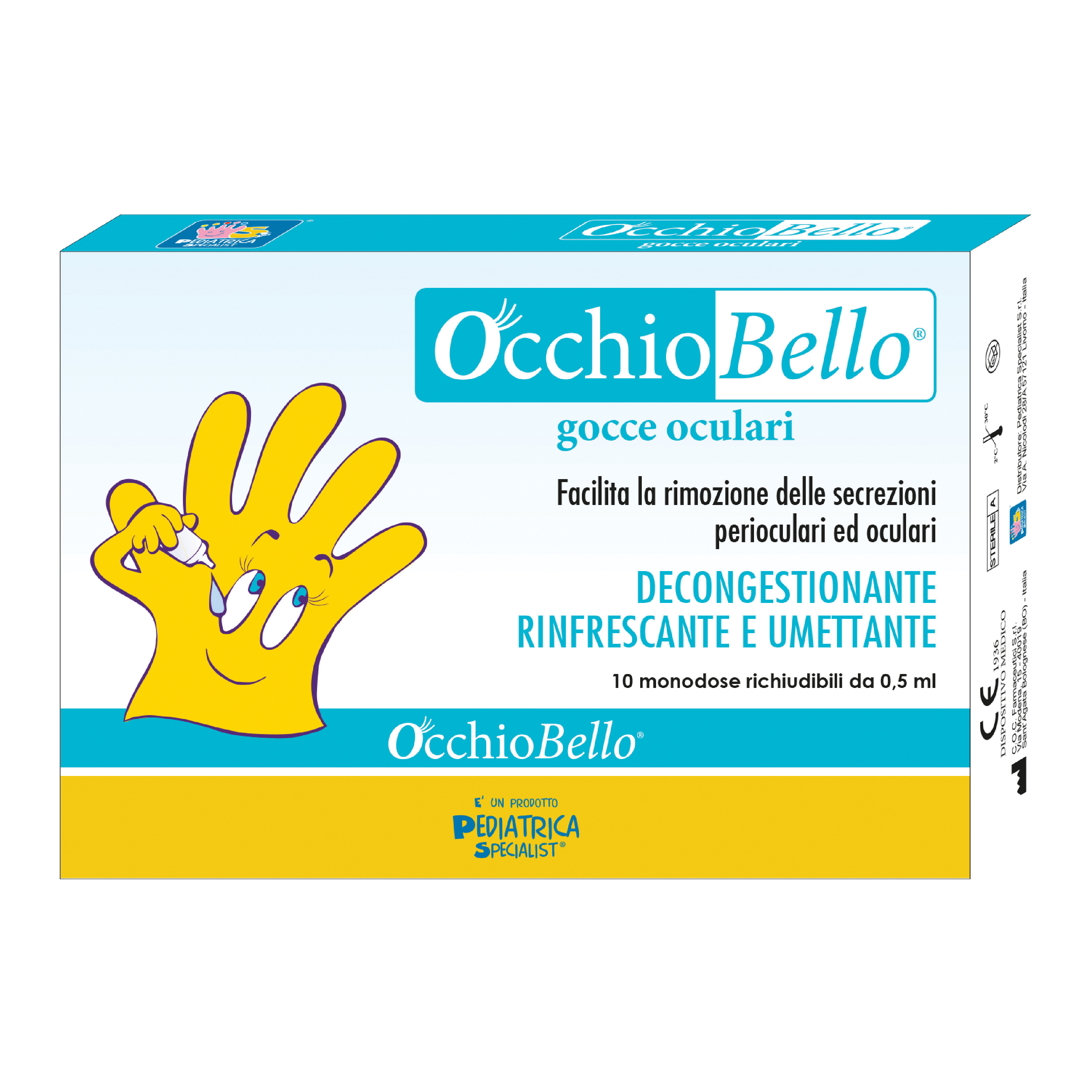 Occhiobello gocce oculari 10 flaconcini monodose richiudibili da 0,5 ml — confronto prezzi