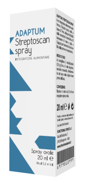 Adaptum streptoscan spray 20 ml — confronto prezzi