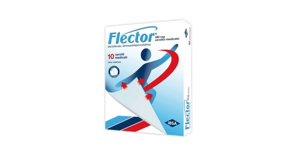 Flector Cerotti Medicati Dolori Articolari 180 mg Diclofenac 10 Cerotti