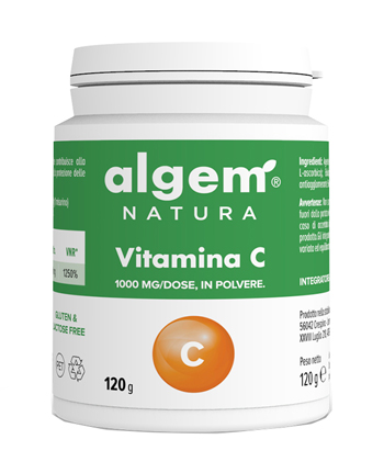 Algem Natura Vitamina C 1000mg - Integratore in polvere per il sistema immunitario, 120 g — confronto prezzi