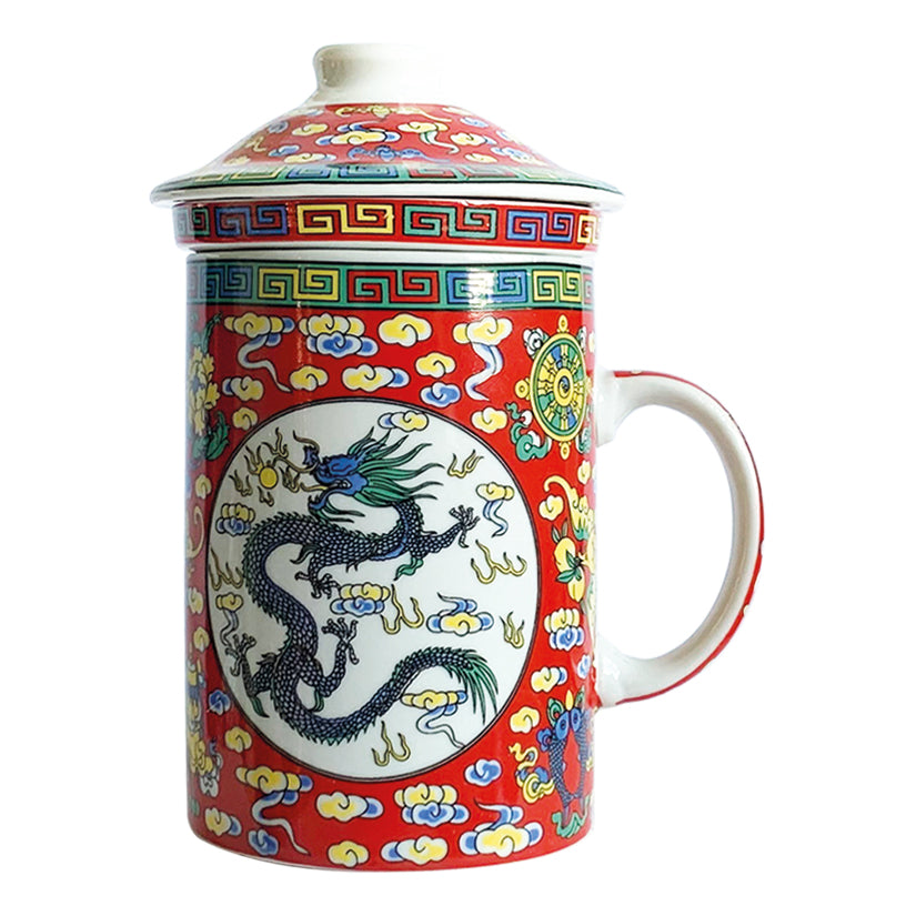 Himalaya Old China Loto Drago | Tisaniera con Filtro | 1 pezzo