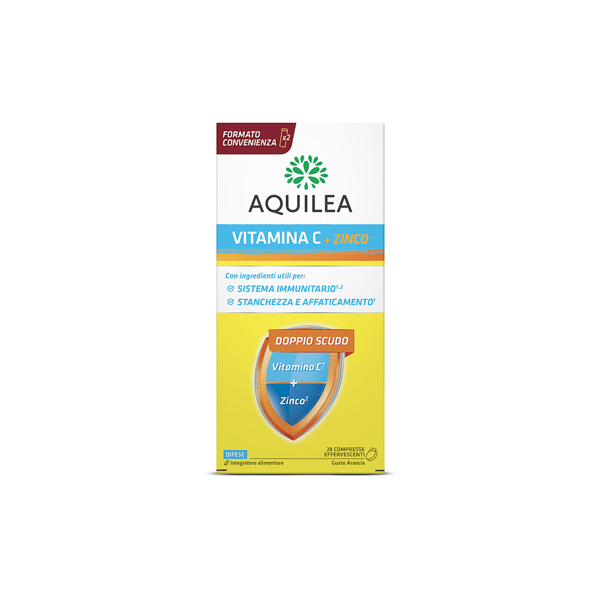 Aquilea Vitamina C+ Zinco PROMO Bipacco 14+14 Compresse Effervescenti