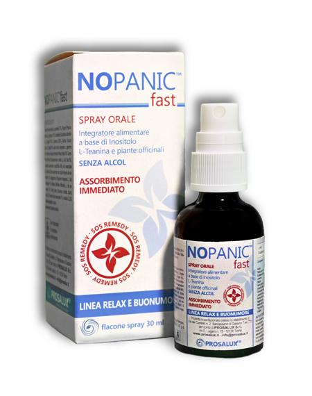 Prosalux NoPanic Fast - Spray rilassante Prosalux per il benessere mentale, 30 ml