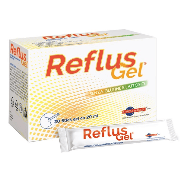 Reflus Gel Integratore Per Alleviamento Reflusso 20 Stick
