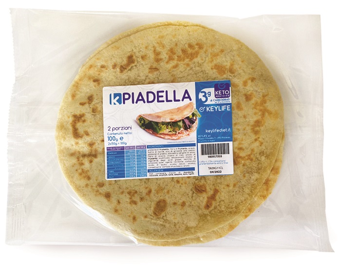 KEYLIFE KPIADELLA 2 pezzi DA 50 G piadina — confronto prezzi