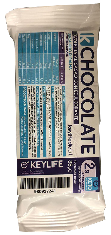 KEYLIFE KCHOCOLATE 35 G tavolette al cacao