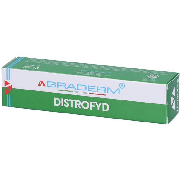 Braderm Distrofyd Trattamento Unghie Fragili 15ml, Emulsione Levigante e Protettiva