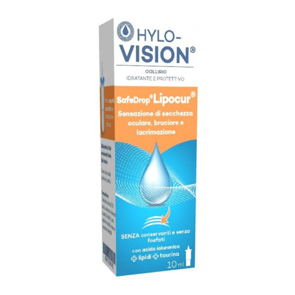 Hylovision Safe Drop Lipocur Collirio Idratante 10 ml