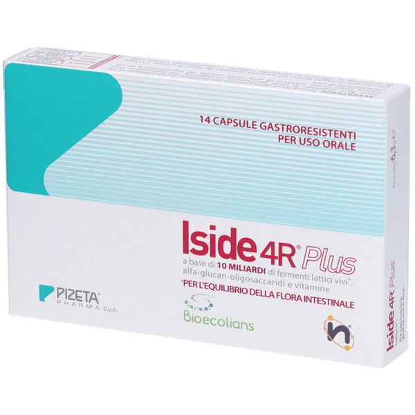Iside 4R Plus Integratore Flora Intestinale 14 capsule