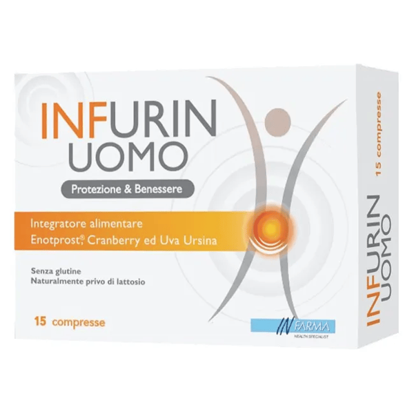 Infurin Uomo Integratore Prostata e Vie Urinarie 15 Compresse