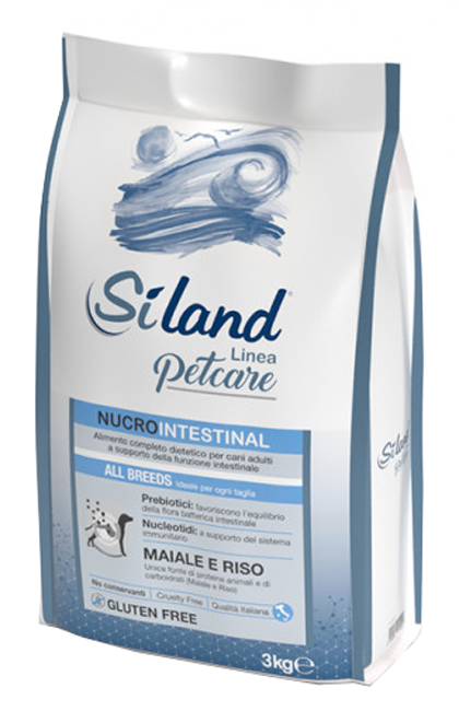 Siland Nucrointestinal Maiale E Riso Cibo Secco Per Cani 3 Kg