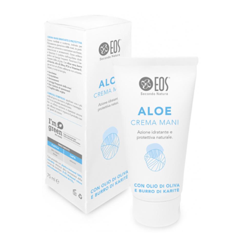 EOS Aloe Crema Mani Protettiva Idratante E Nutriente, 75ml