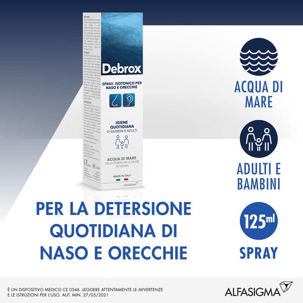 Debrox Spray Isotonico Naso E Orecchie 125 ml — confronto prezzi