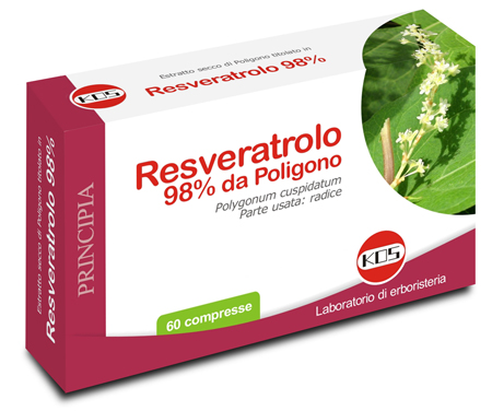 KOS Resveratrolo 98% da Poligono Compresse 24 g