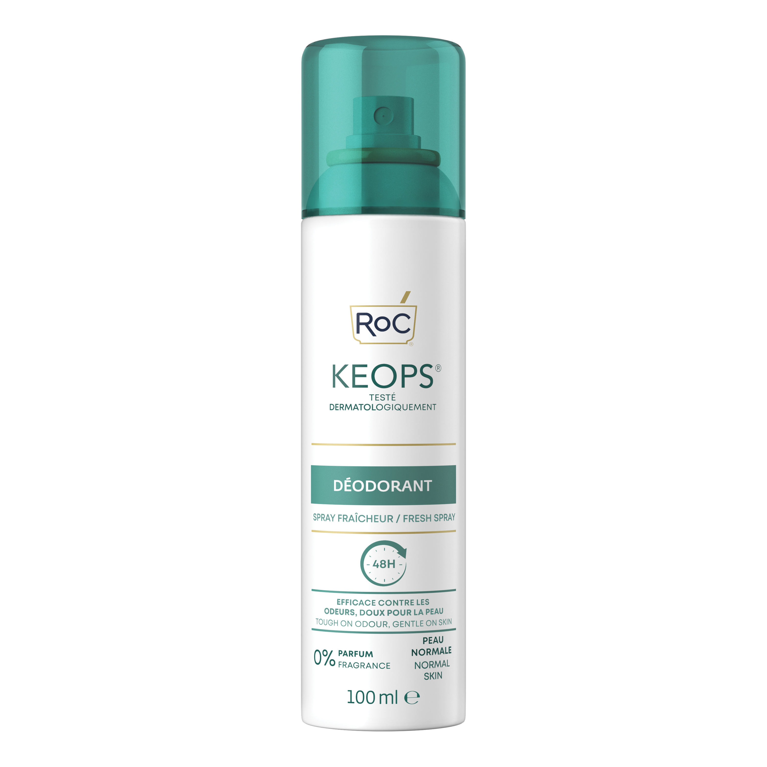 Roc keops deodorante spray fresco 48h 100 ml