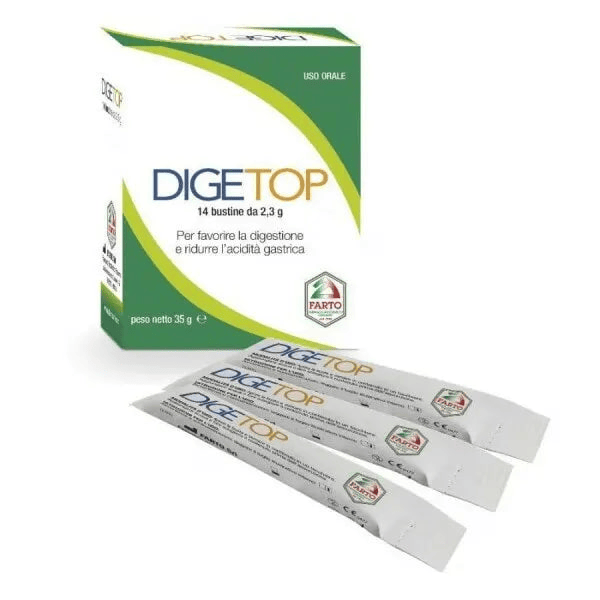 Digetop Rimedio Per Favorire La Digestione 14 Bustine