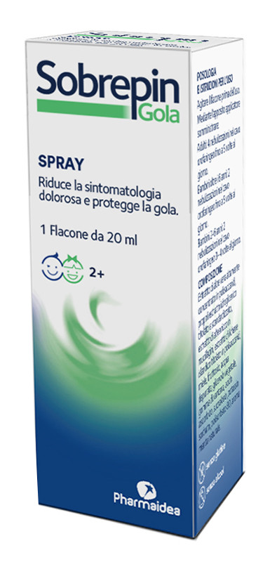 SOBREPIN GOLA E TOSSE NATURA SPRAY CON ESTRATTI NATURALI FLACONE DA 20 ML