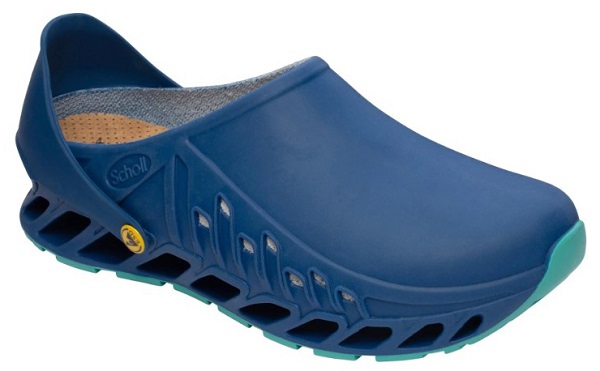 Scholl - Evoflex Navy Blu Zoccoli Unisex Numero 40 Confezione 1 Paio