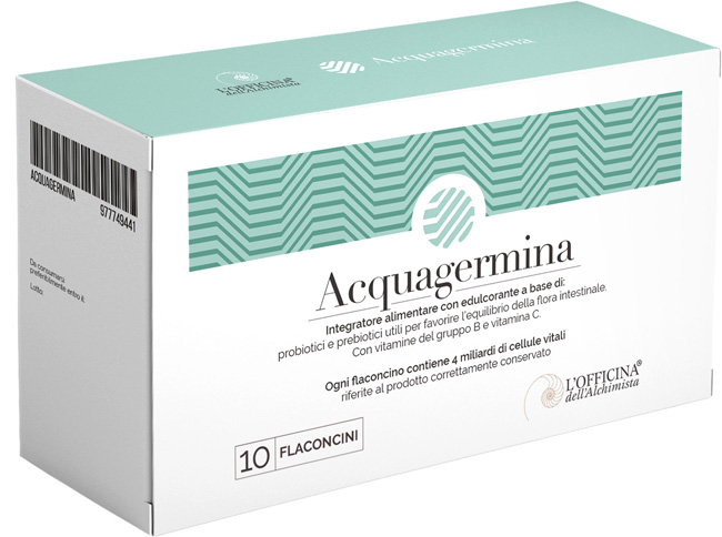 Acquagermina Integratore Di Probiotici E Prebiotici 10 Flaconcini