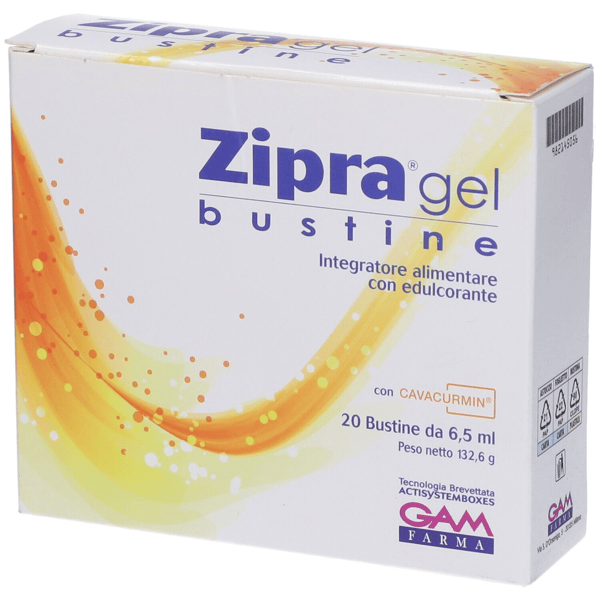Zipra Gel con Curcumina Bio-disponibile 20 bustine