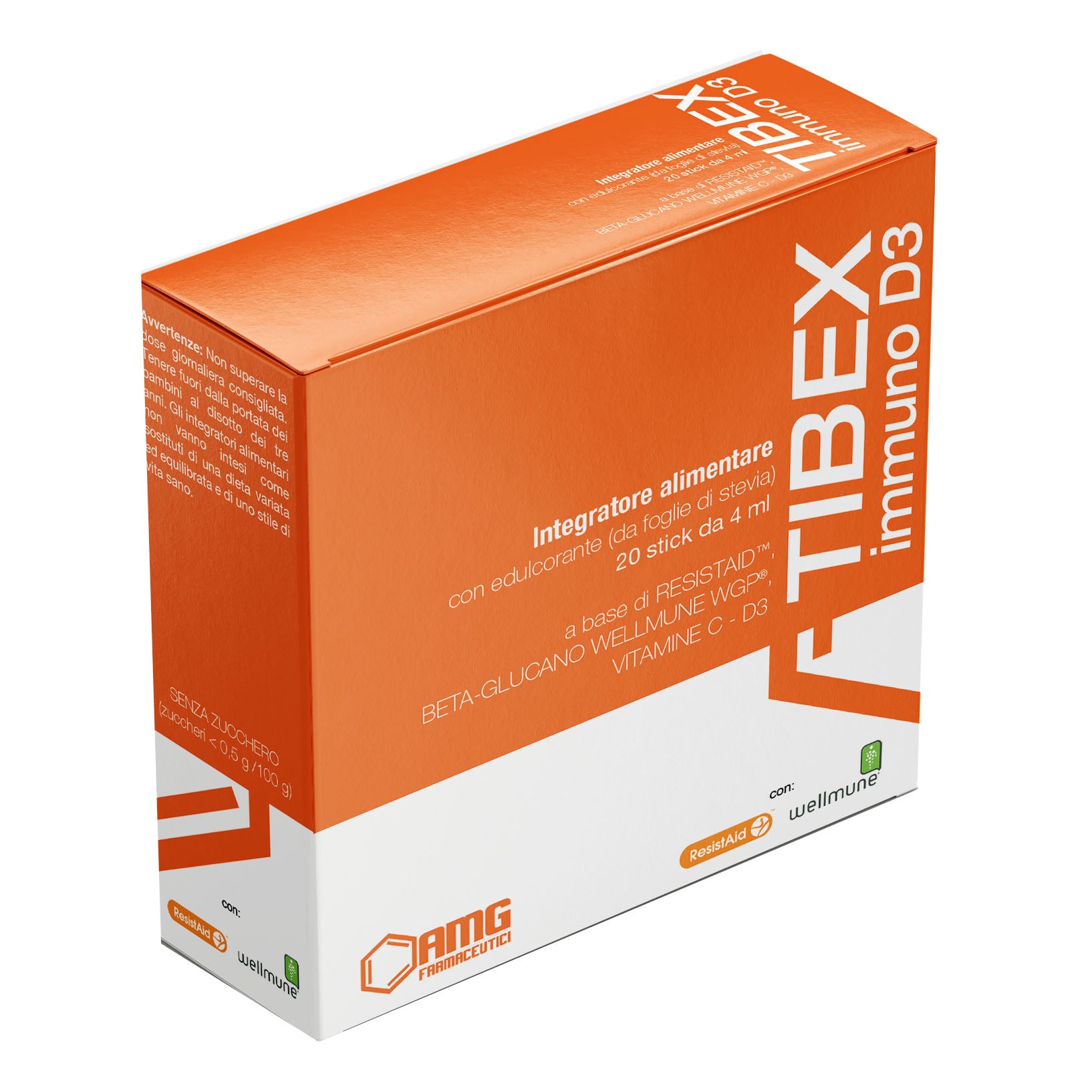 Tibex immuno d3 20 stick pack da 4 ml