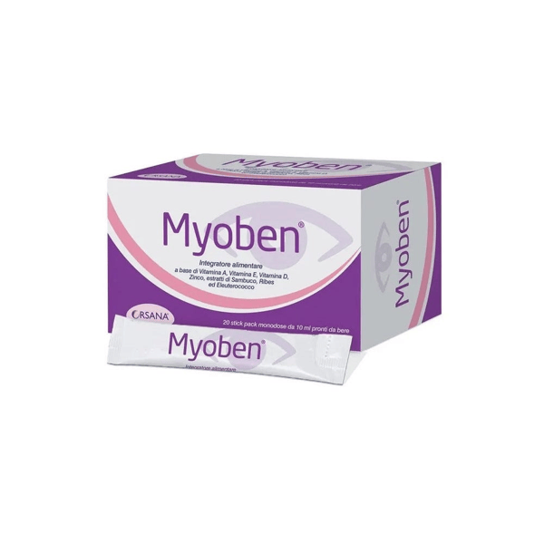 Myoben Energizzante e Tonificante 20 stick pack