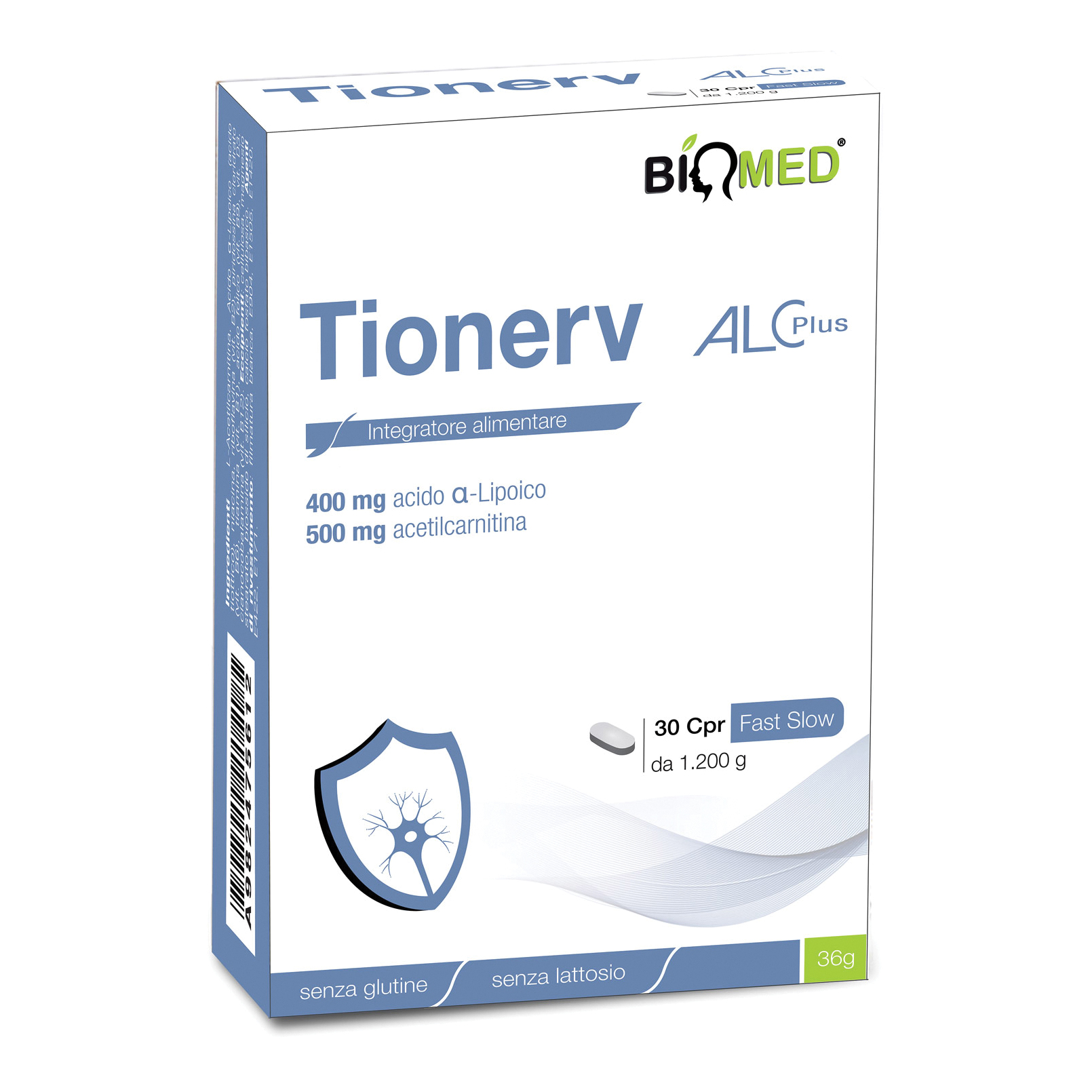 Tionerv alc plus 30 compresse