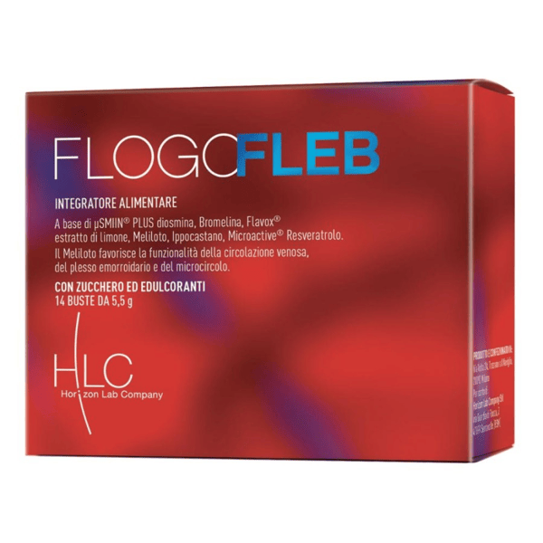 Flogo Fleb Integratore per Microcircolo Gambe con 14 Bustine