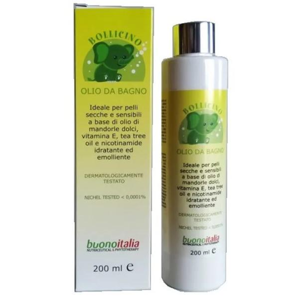 Buono Italia Bollicino Olio da Bagno Delicato Idratante 200 ml