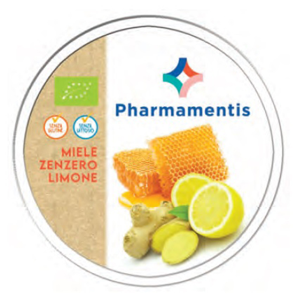I.n.c.a.p. Pharmamentis Caramelle Bio Miele-zenzero-limone 50 G