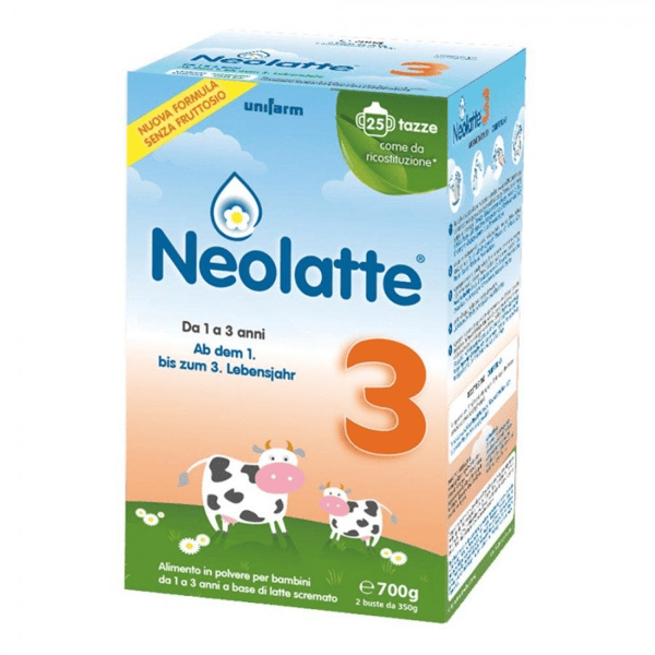 Neolatte 3 Bio Latte in Polvere Per La Crescita 2x350 gr