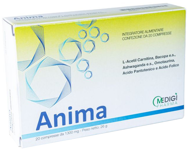 Medigi Pharma Di Giornalieri M Anima 20 Compresse — confronto prezzi