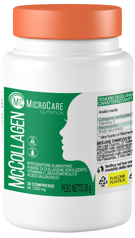 Mc Collagen Integratore Di Collagene Per La Funzionalità Di Ossa E Cartilagini 30 Compresse