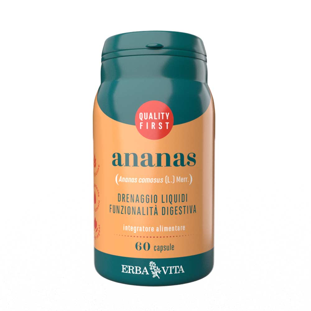 Erba Vita Monoplanta - Ananas Integratore Depurazione e Drenaggio, 60 Capsule — confronto prezzi