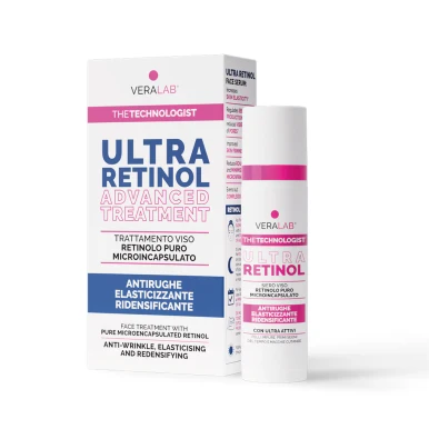 Veralab - Ultra Retinol Siero Viso Con Ultra Attivi Anti Rughe Ed Elasticizzante Confezione 30 Ml