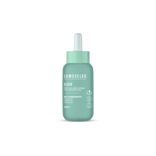 LAMUSELAB ELISIR Siero Antiage Viso Décolleté Mani 30 ml