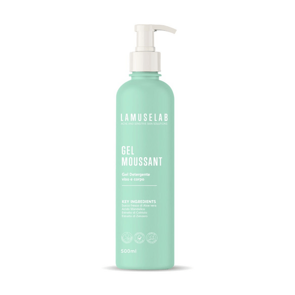 LAMUSELAB Gel Moussant Gel Detergente Viso E Corpo 500 ml