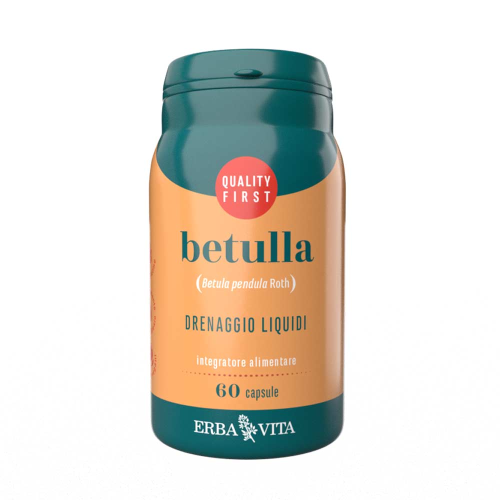 Erba Vita Monoplanta - Betulla Integratore Drenaggio Liquidi, 60 Capsule — confronto prezzi