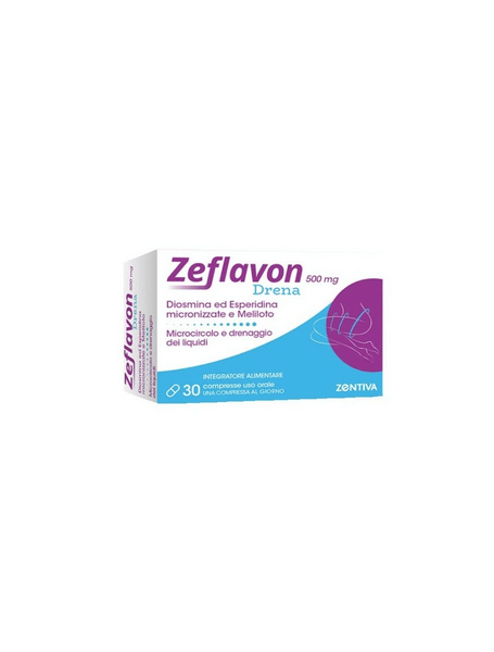 Zentiva Zeflavon Drena Integratori Per Il Drenaggio dei Liquidi 500mg 30 Compresse — confronto prezzi
