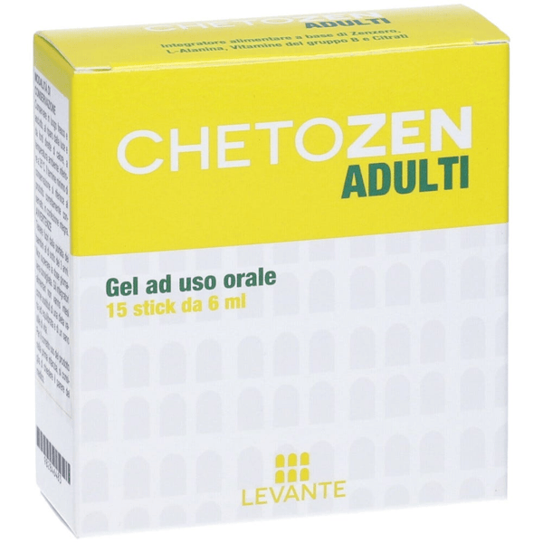Chetozen Adulti Integratore Antinausea e Funzione Digestiva 15 Stick