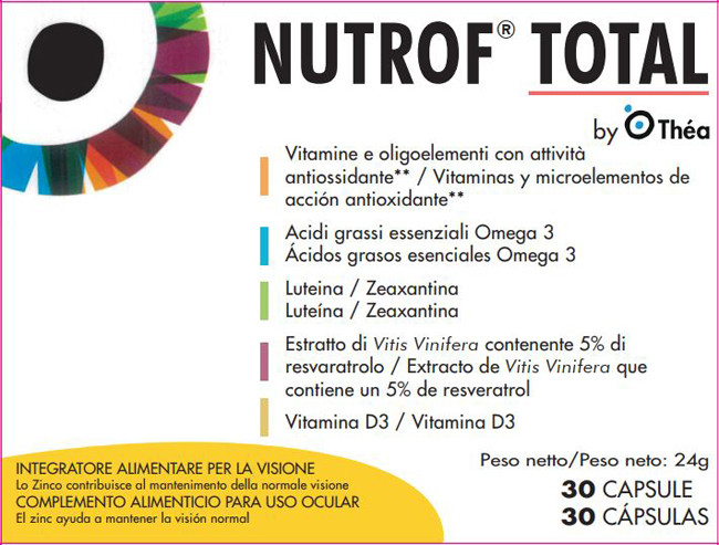 Nutrof total 30 capsule — confronto prezzi