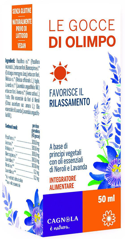 Cagnola Le Gocce di Olimpo Integratore per il Rilassamento, 50ml