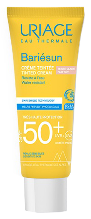 Uriage - Bariésun Crema Colorata Chiara SPF50+ Confezione 50 Ml