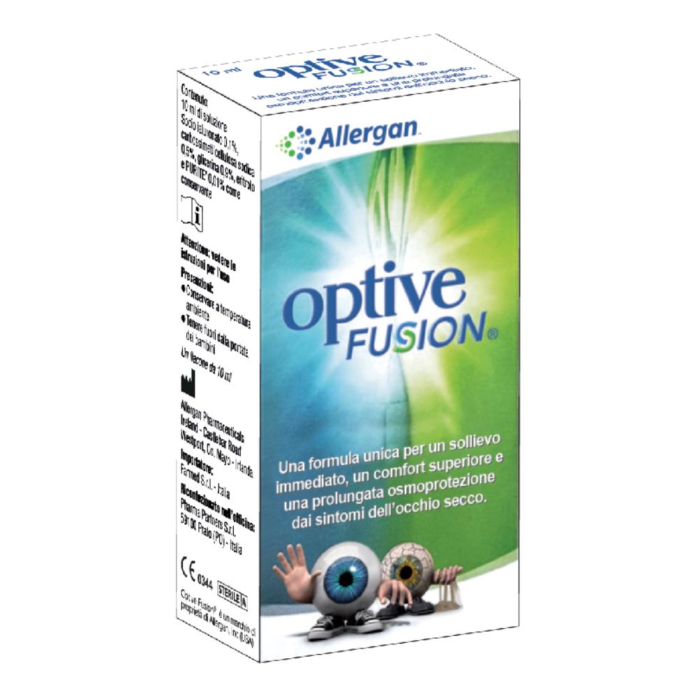 Allergan Optive Fusion Soluzione Oftalmica Lubrificante e Osmoprotettiva, 10ml