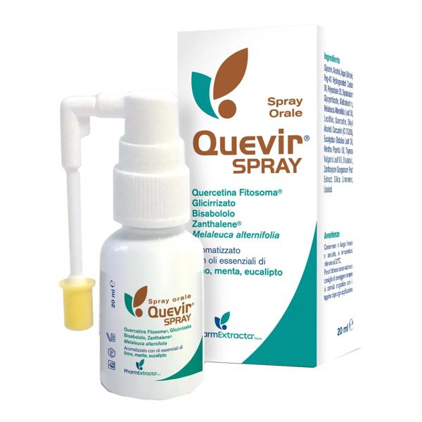 Quevir Spray Orale Protettivo della Mucosa Orofaringea 20 ml