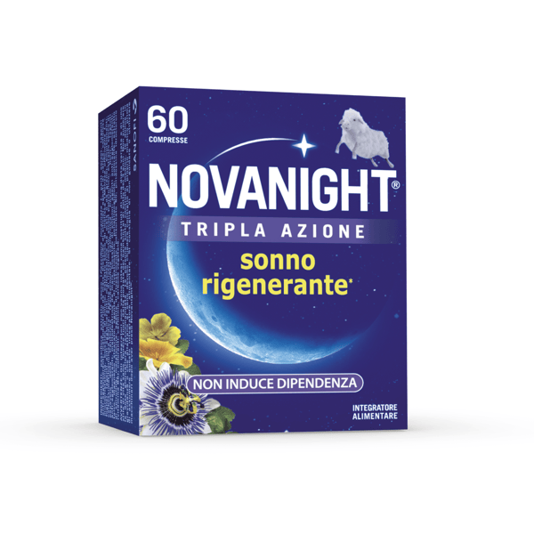 Novanight Melatonina Per Dormire Melissa 60 Compresse Tripla Azione Senza Glutine — confronto prezzi