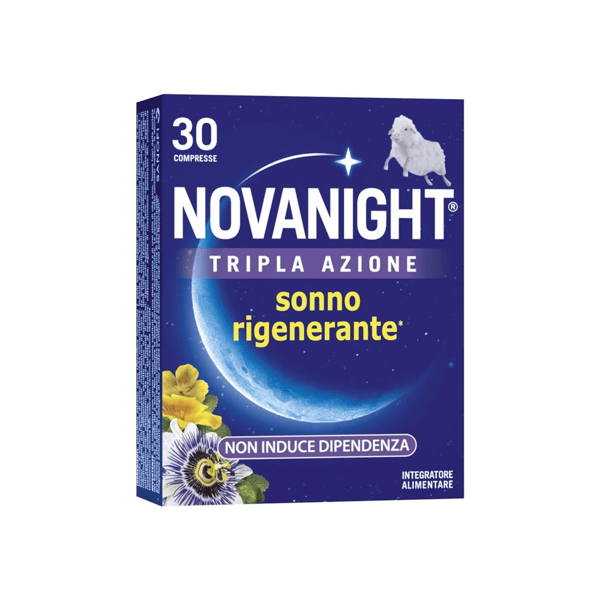 Novanight Melatonina Per Dormire Melissa 30 Compresse Tripla Azione Senza Glutine — confronto prezzi