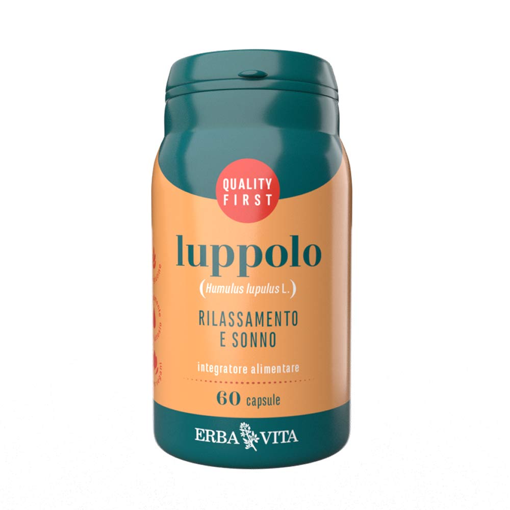 Erba Vita Monoplanta - Luppolo Integratore Rilassamento e Sonno, 60 Capsule — confronto prezzi
